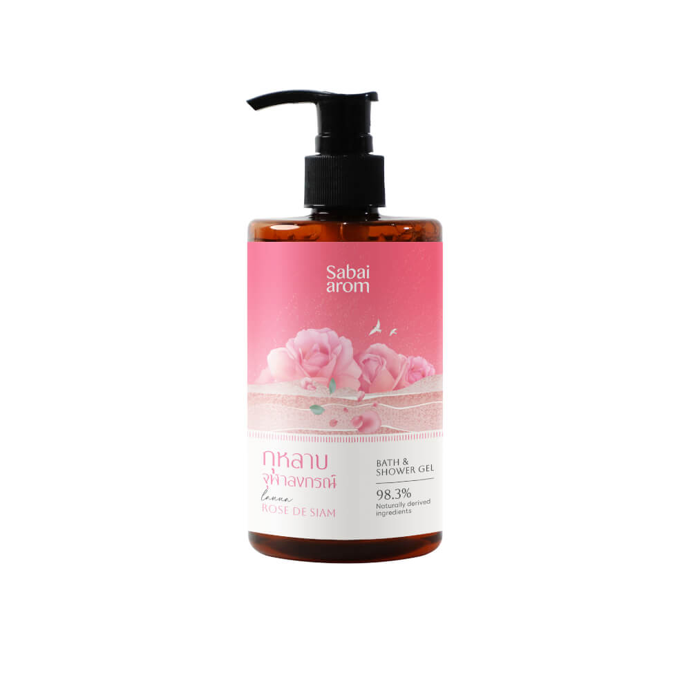 เจลอาบน้ำ สบายอารมณ์ กลิ่น ROSE DE SIAM  300มล. จำนวน 1 ขวด_0